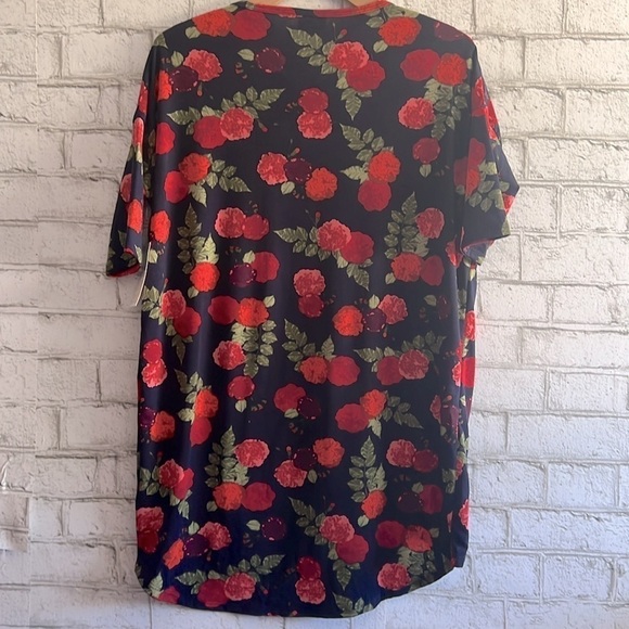NEW! Short Sleeve Oversized Floral Lularoe Irma size XXS - Picture 2 of 9